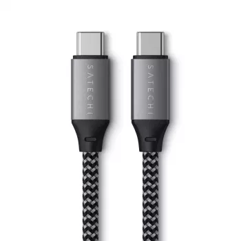 USB-C uz USB-C kabelis Satechi ST-TCC2MM — 2 m, Melns/Pelēks, 0.48 Gbit/s