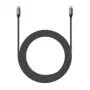 USB-C uz USB-C kabelis Satechi ST-TCC2MM — 2 m, Melns/Pelēks, 0.48 Gbit/s
