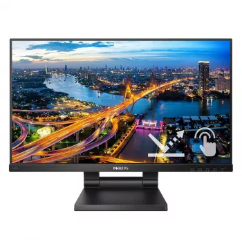 Philips 242B1TC/00 datora monitors 60.5 cm (23.8 collu) 1920 x 1080 pikseļi Full HD LED skārienekrāns Melns