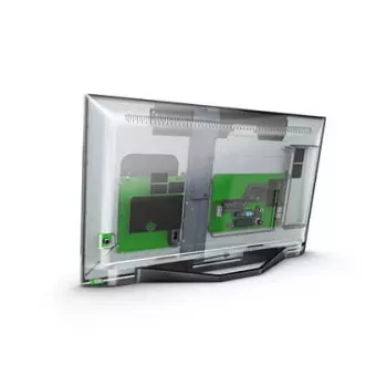 Philips 24HFL3014P/12 televizors 61 cm (24 collas) HD melns, caurspīdīgs 250 cd/m²