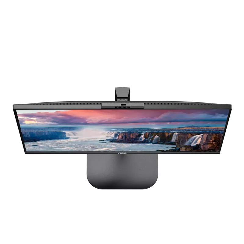 AOC 24V5CW/BK 23.8 collu IPS FHD monitors ar USB-C un Windows Hello tīmekļkameru