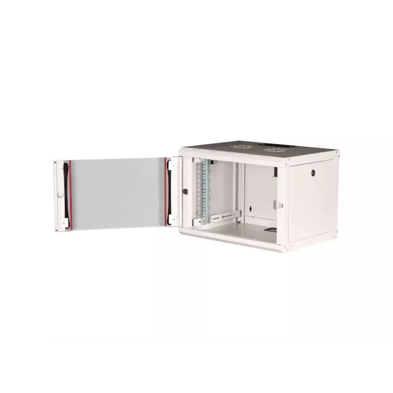 Sienas stiprināms skapis ROLINE Pro 7U 19 collu, 600x450 mm (PxD), pelēks, IP20, ar atslēgas slēdzeni