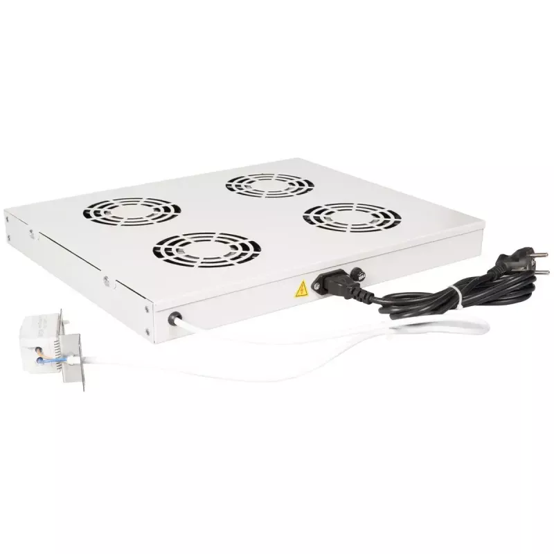 Ventilatoru bloks ROLINE 19 collu jumta ventilators 4 ventilatori Termostats pelēks