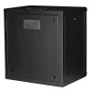 Sienas 19 inch skapis ROLINE Pro 12U, 600x450 mm, melns, ar atslēgas slēdzi, IP20