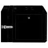 Sienas skapis ROLINE Pro 7U 600x600 WxD divdaļīgs pagriežams melns, IP20, 50 kg