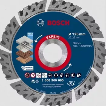 Bosch 2 608 900 660 dimanta zāģa disks 12,5 cm 1 gab.