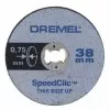 Piederumu komplekts Dremel EZ SpeedClic griešanas piederumu komplekts