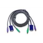 KVM kabelis ATEN AT-2L5002P/C 1,8 m PS/2