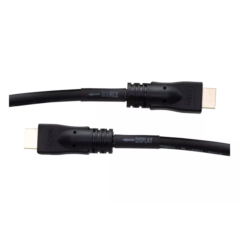 ATEN 2L-7D20H ātrgaitas HDMI vads ar Ethernet, HDMI (M) – HDMI (M), 20 m, 4K atbalsts, ekranēts, melns