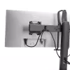 StarTech.com 2MC1S-MONITOR-STAND Crossbar galda statīvs diviem monitoriem 17–27 collas, VESA, plastmasa/alumīnijs/tērauds, melns