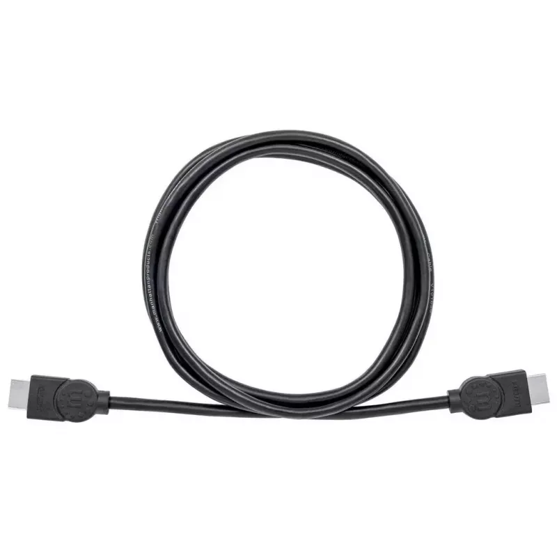 HDMI kabelis Manhattan HDMM2MHS 2m vīrietis-vīrietis melns