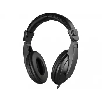 Sandberg Saver MiniJack Headphone Large, vadu austiņas, zvaniem/mūzikai, 20 - 20000 Hz, 270 g, Melnas