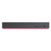 Lenovo 40AN0135EU dokstacija ar Thunderbolt 3 pieslēgumu, melna ar sarkanām detaļām