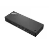 Lenovo 40B00300UK doku stacija / portu replicators Vadu Thunderbolt 4 Melns, Sarkans