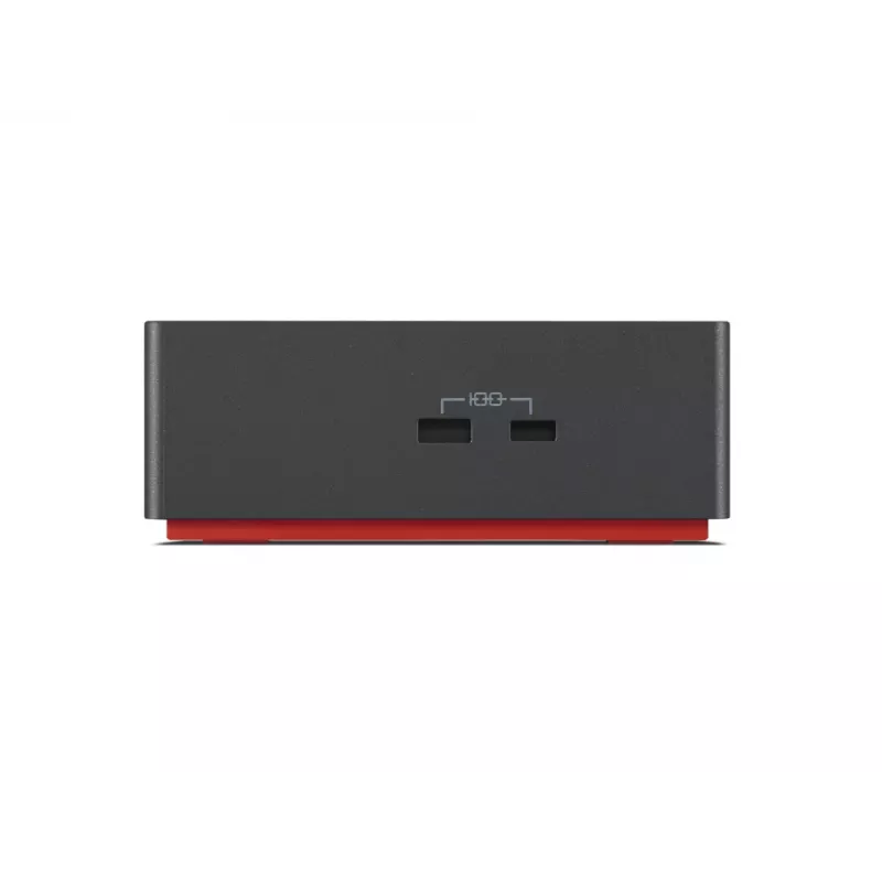 Lenovo 40B00300UK doku stacija / portu replicators Vadu Thunderbolt 4 Melns, Sarkans