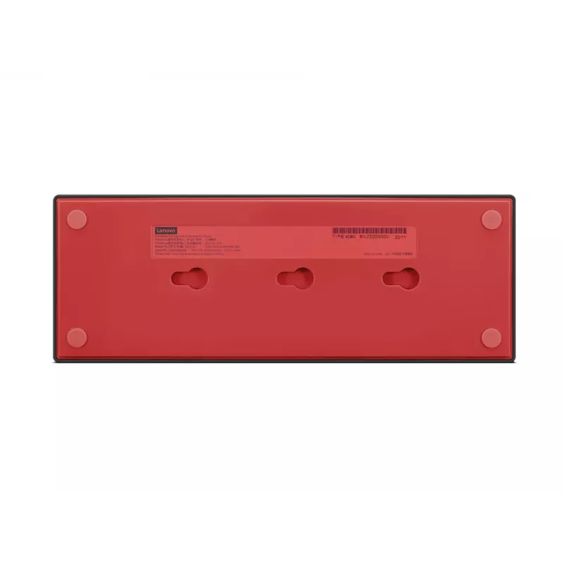 Lenovo 40B00300UK doku stacija / portu replicators Vadu Thunderbolt 4 Melns, Sarkans