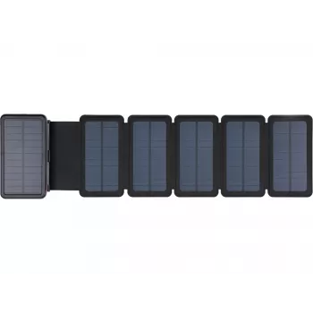 Powerbank Sandberg Solar 6-Panel 20000mAh Litija Polimērs Melns