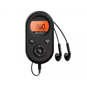 Sandberg Pocket Radio FM+AM Recharge — pārnēsājams radio ar uzlādējamu bateriju