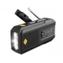 Sandberg Survivor Radio All-in-1 2000 — pārnēsājams radio ar uzlādes staciju un LED gaismu