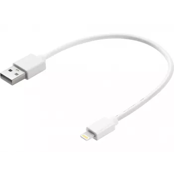 Kabelis Sandberg USB Lightning MFI 0.2m Balts