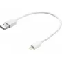 Kabelis Sandberg USB Lightning MFI 0.2m Balts