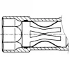 Hazet 4766-1 aizdedzes sveču atslēga 16 mm (5/8 inch)