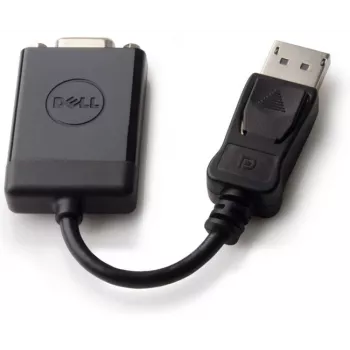 Video kabeļa adapteris DELL 492-11715 DisplayPort uz VGA Melns