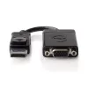 Video kabeļa adapteris DELL 492-11715 DisplayPort uz VGA Melns