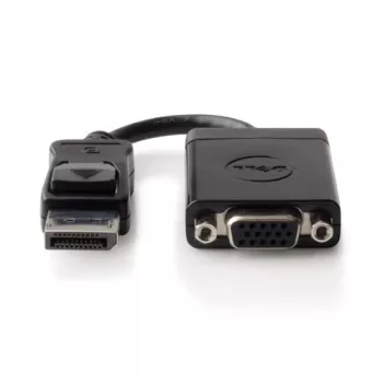 Video kabeļa adapteris DELL 492-11715 DisplayPort uz VGA Melns