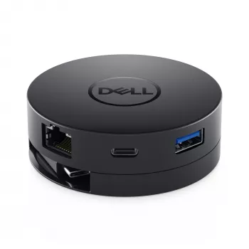 DELL DA300 USB-C 6-in-1 adapteris melns