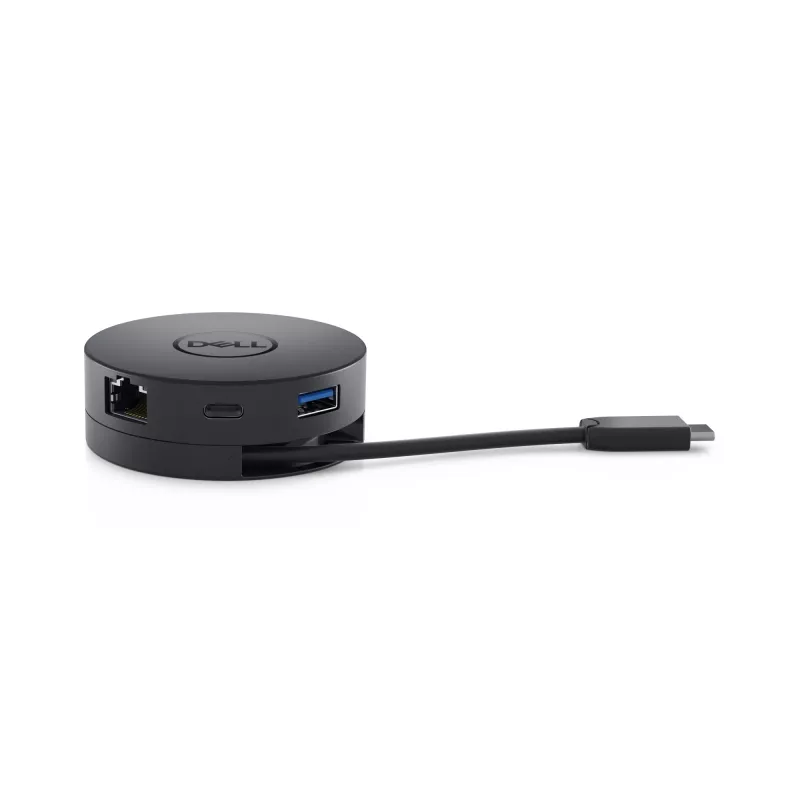 DELL DA300 USB-C 6-in-1 adapteris melns