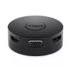 DELL DA300 USB-C 6-in-1 adapteris melns