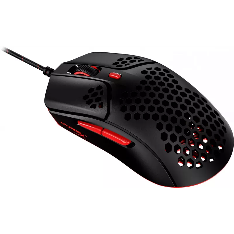 HyperX Pulsefire Haste - Gaming Pele (Melnā-Sarkanā)