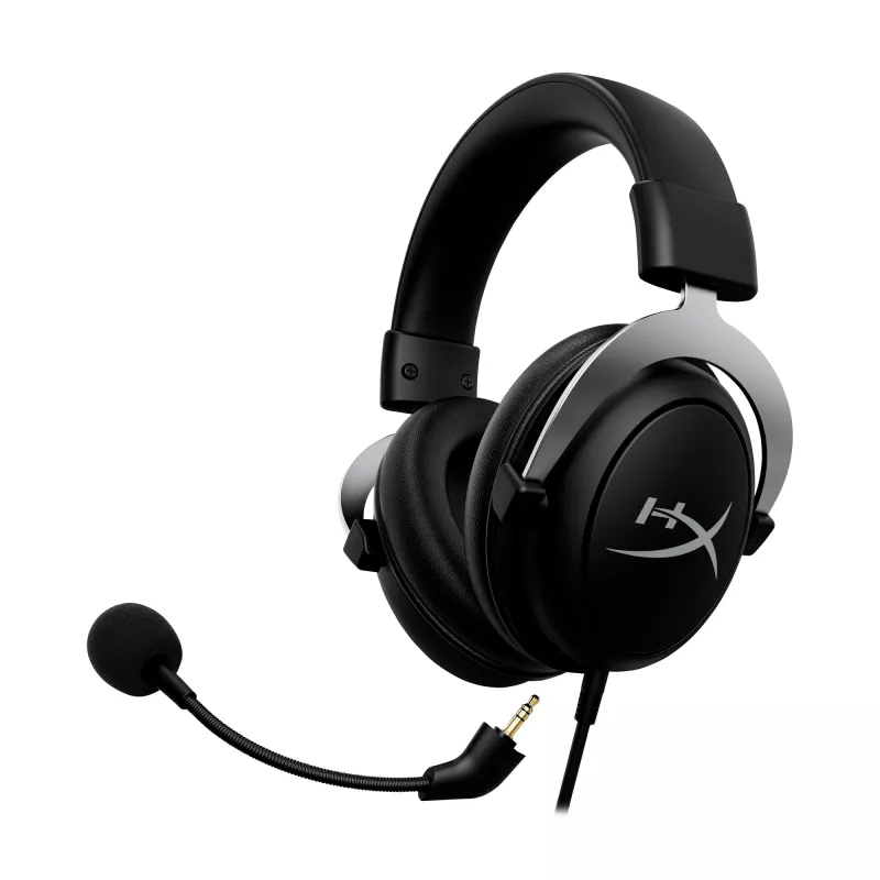 HyperX CloudX - Spēļu austiņas (Melns-Sudrabs) - Xbox