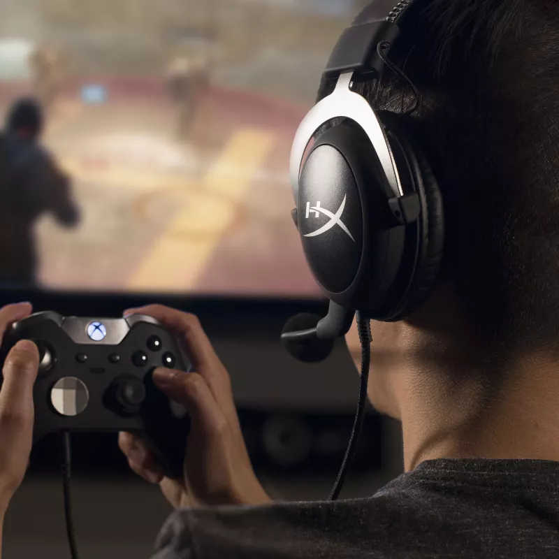 HyperX CloudX - Spēļu austiņas (Melns-Sudrabs) - Xbox