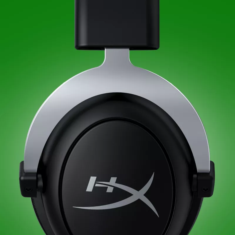 HyperX CloudX - Spēļu austiņas (Melns-Sudrabs) - Xbox