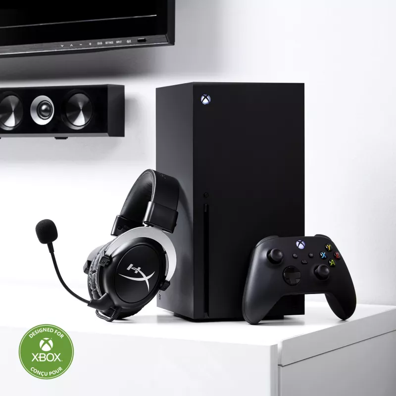 HyperX CloudX - Spēļu austiņas (Melns-Sudrabs) - Xbox
