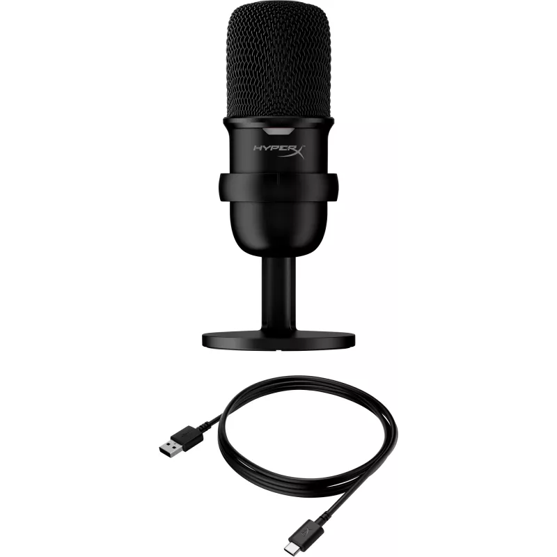 HyperX SoloCast USB mikrofons (Melns)