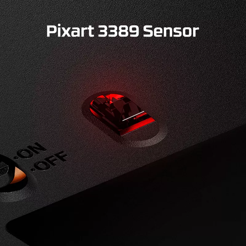 HyperX Pulsefire Dart - Bezvadu spēļu pele (Melna)