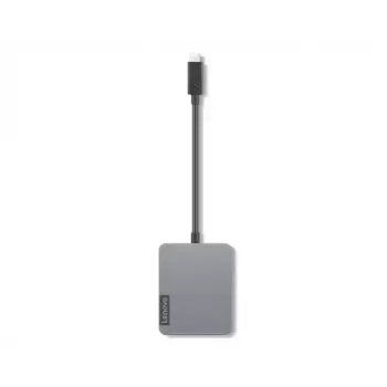 Lenovo 4X91A30366 USB-C ceļojuma dokstacija, pelēka