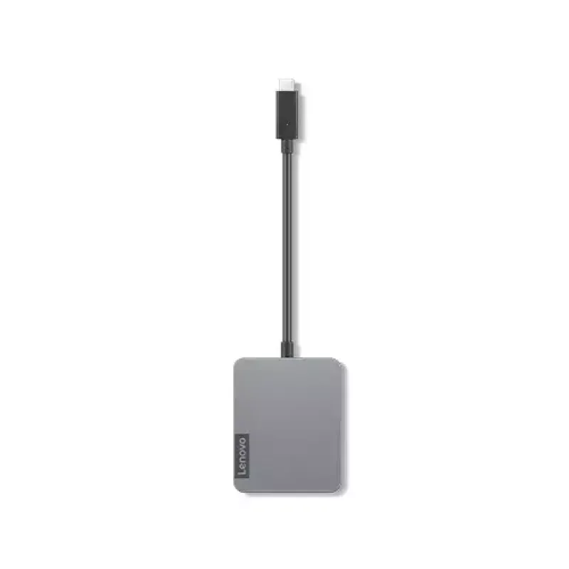 Lenovo 4X91A30366 USB-C ceļojuma dokstacija, pelēka