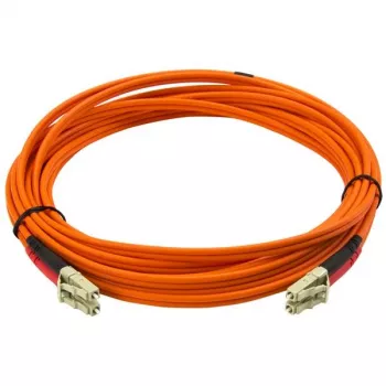 StarTech.com 5m optiskās šķiedras kabelis - daudzmodu duplekss 50/125 - LSZH lēciena vads - LC/LC