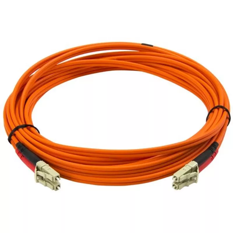 StarTech.com 5m optiskās šķiedras kabelis - daudzmodu duplekss 50/125 - LSZH lēciena vads - LC/LC