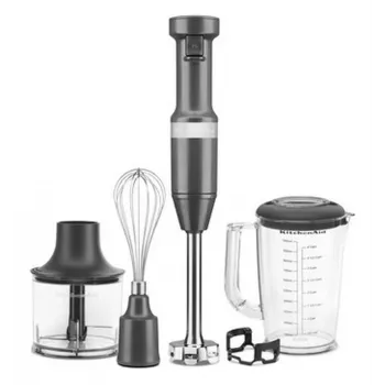 KitchenAid 5KHBV83EDG 1 L Rokas blenderis 180 W Pelēks