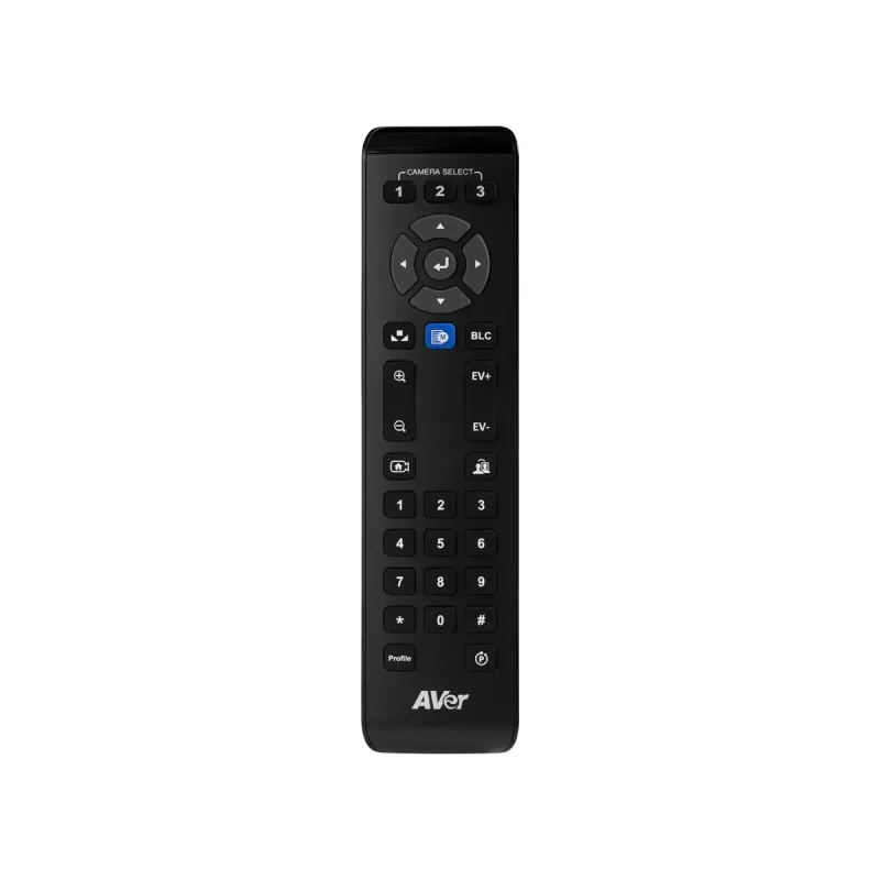 AVer PTC500S 2 MP PTZ kamera ar automātisko izsekošanu, melna