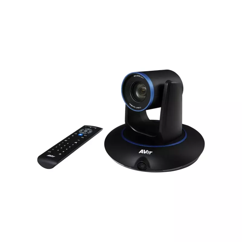 AVer PTC500S 2 MP PTZ kamera ar automātisko izsekošanu, melna