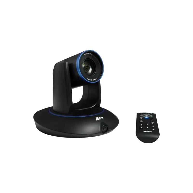 AVer PTC500S 2 MP PTZ kamera ar automātisko izsekošanu, melna