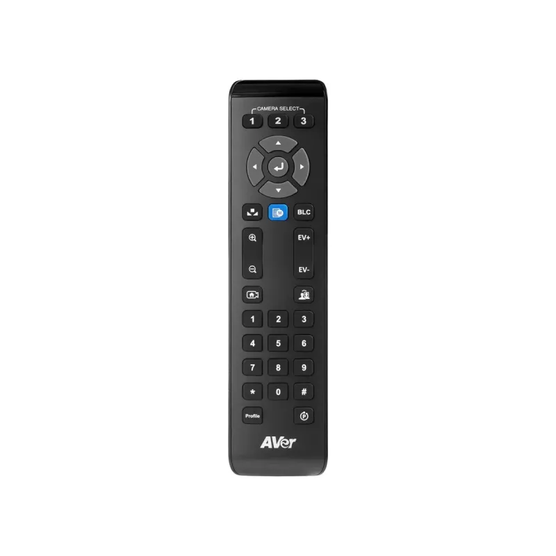 AVer PTC500S 2 MP PTZ kamera ar automātisko izsekošanu, melna