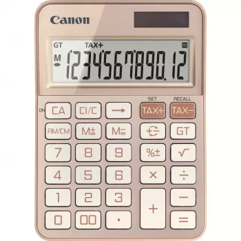 Kalkulators Canon KS-125KB 12 cipari rožu zelts
