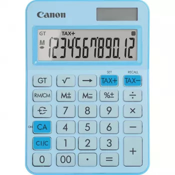 Kalkulators Canon LS-125KB 12 cipari Zils ar nodokļu aprēķinu